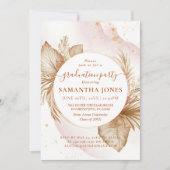 パンパスグラス卒業 招待状 (正面)