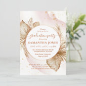 パンパスグラス卒業 招待状 (スタンド正面)