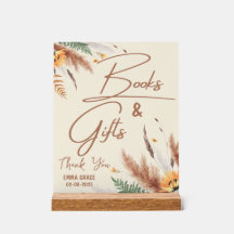 パンパスグラス小さなワイルドフラワーベビーガールシャワー