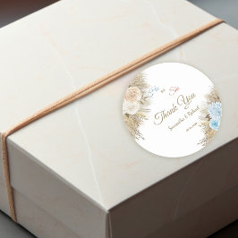 パンパスグラス性別が彼または彼女に感謝を明かす ラウンドシール