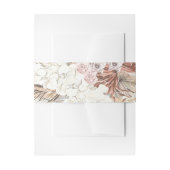 パンパスグラス熱帯ジャングル結婚ズ 招待状ベリーバンド (正面例)