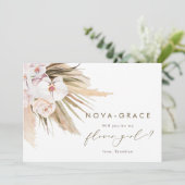 パンパスグラス私の花の少女 招待状 (スタンド正面)