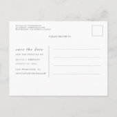 パンパスグラス素朴フローラウッド保存日 案内ポストカード (裏面)