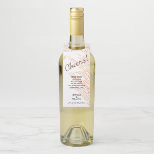 パンパスグラス結婚ズシック可逆応援 ボトルネックタグ