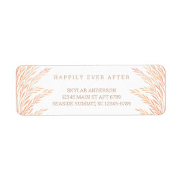 パンパスグラス結婚ズニュートラルウォータースタイル ラベル