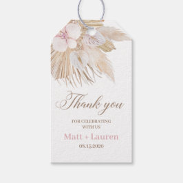 パンパスグラス結婚ズ ギフトタグ