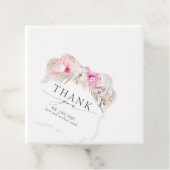 パンパスグラス結婚ピンクの花 フェイバータグ (インサイチュ)