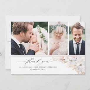 パンパスグラス結婚フローラの写真 サンキューカード