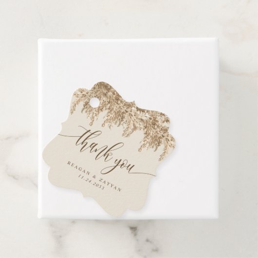 パンパスグラス自然結婚の感謝 フェイバータグ (インサイチュ)