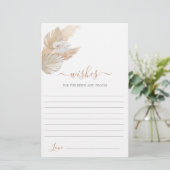 パンパスグラス花嫁カードを願う (スタンド正面)