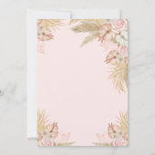 パンパスグラス蝶キンチェニェラ 招待状 (裏面)