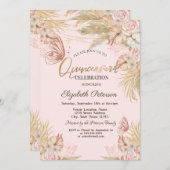 パンパスグラス蝶キンチェニェラ 招待状 (正面/裏面)