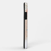 パンパスグラス赤面ピンクフローラモノグラム Case-Mate iPhoneケース (裏面/右)