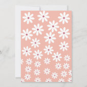 パンパスグラス開花の女の子シャワーで 招待状 (裏面)