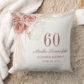 パンパスグラス60th誕生日キープサケ クッション (ブランケット)