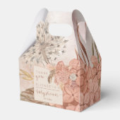 パンパスグラス |あじさい赤ちゃんシャワーありがとう フェイバーボックス (裏面サイド)