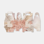 パンパスグラス |あじさい赤ちゃんシャワーありがとう フェイバーボックス (折り畳みなし)