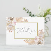 パンパスグラス サンキューカード (スタンド正面)