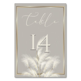 パンパスグラス テーブルナンバー