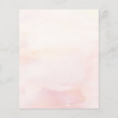 パンパスグラス フローラル ボタニカル ピンク メニュー (裏面)