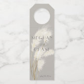 パンパスグラス ボトルネックタグ (正面)