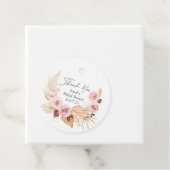 パンパスグラス ボーホー フラワール 水彩 結婚前お披露目パーティー フェイバータグ (インサイチュ)