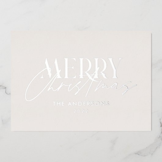 パンパスグラス ユーカリ 気分屋 現代のテラコッタ 箔シーズンカード (正面)