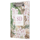 パンパスグラス、蘭、熱帯性葉書の文字 クリップボード (左)