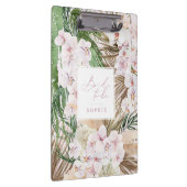 パンパスグラス、蘭、熱帯性葉花嫁 クリップボード (右)