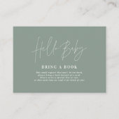 パンパスグラスgiraffe赤ちゃんシャワー本をもたらす 名刺 (正面)