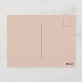 パンパスグラスRSVPカード ポストカード (裏面)