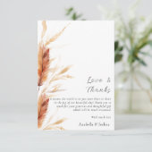 パンパスサンキュー結婚のカード サンキューカード (スタンド正面)