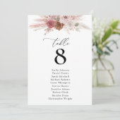 パンパスダスティピンクフローラテーブル番号 (スタンド正面)