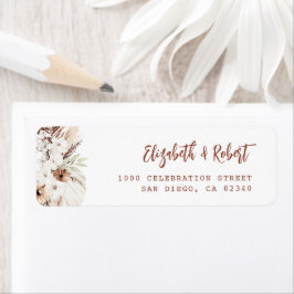 パンパステラコッタカスタム住所 シール