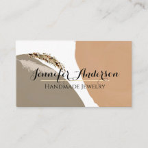 パンパステラコッタサンド抽象芸術手作りジュエリー