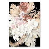 パンパスドライグラス熱帯ジャングルフローラ テーブルナンバー (裏面)