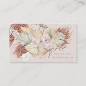 パンパスフローリストグラスフローラトロピカルジャングル 名刺 (裏面)