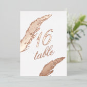 パンパスプレス箔表の番号 箔招待状 (立ち正面)