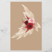 パンパスベビー食べ物ベビーシャワーゲームカードを推測 チラシ (裏面)