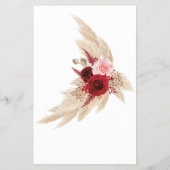 パンパスベビー食べ物ベビーシャワーゲームカードを推測 チラシ (裏面)