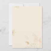 パンパスボーホー　セーブ・ザ・デート・アナウンスメント セーブザデート (裏面)