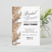 パンパスミニマルブライダルシャワー 招待状 (スタンド正面)
