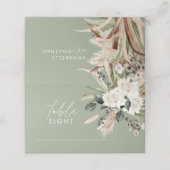 パンパスユーカリモダンゲー結婚ン プレイスカード (外部開封)