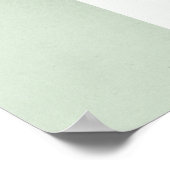 パンパス草とソフトな花のウェルカムサイン ポスター (角)