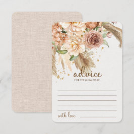 パンパス草のアドバイスカード　ママへのプレゼント　封筒付き エンクロージャーカード