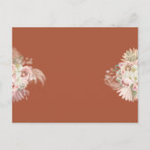 パンパス草のアーチ お別れの会 葬儀 ポストカード (裏面)