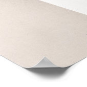 パンパス草のソフトな花のウェルカムシャワー ポスター (角)