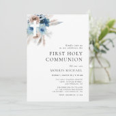 パンパス草の青い初聖体拝領 招待状 (スタンド正面)