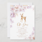 パンパス草 オーディア ベビーシャワー 招待状 (正面)