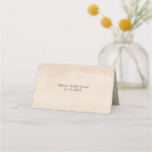 パンパス草 ボホ ボヘミアンのプレースカード プレイスカード (裏面)